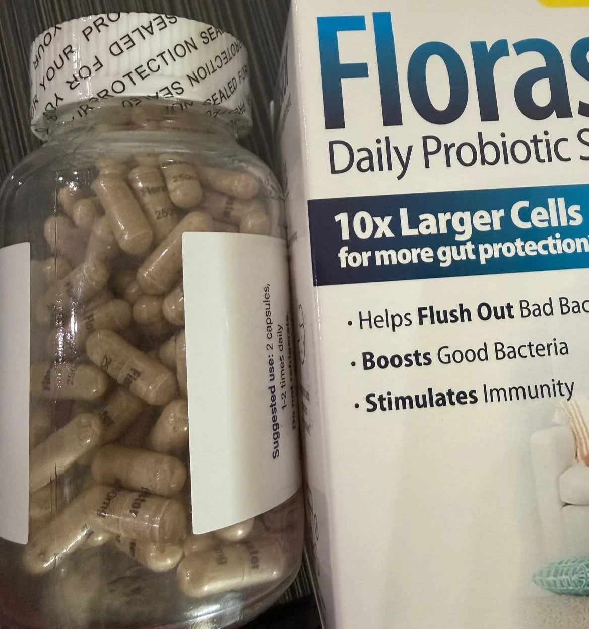 Florastor Daily Probiotic Supplement 100 250Mg Capsules Exp 12/2027