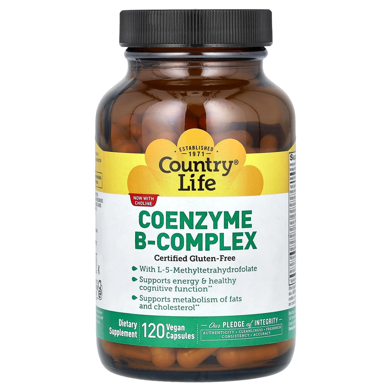 2 X Country Life, Coenzyme B-Complex, 120 Vegan Capsules