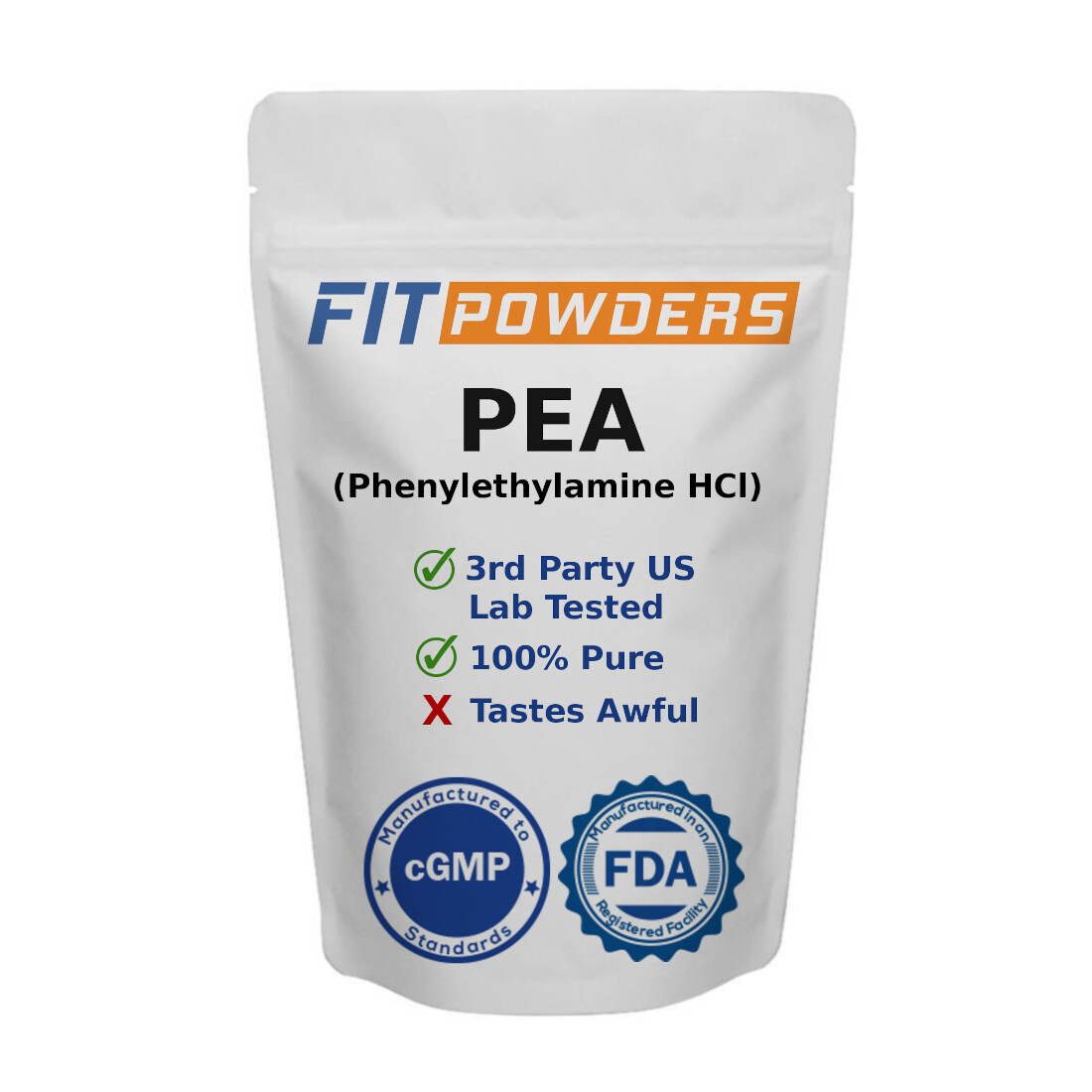 Beta Phenylethylamine HCL (PEA) Powder – 100% Pure – Scoop Included (Variations)