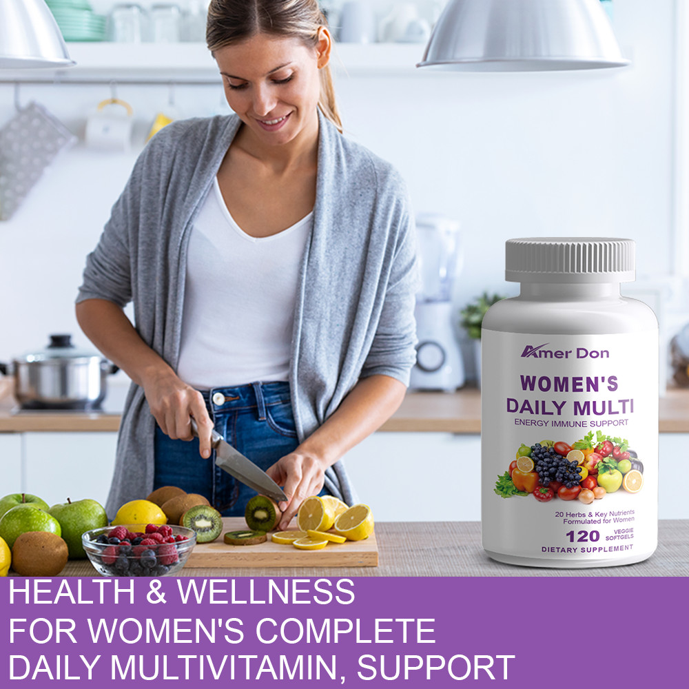 Multivitamin for Women – Complete Daily Multi mineral Vitamin Supplement 120Caps