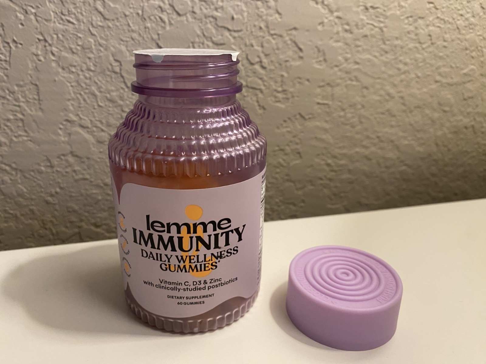 Lemme Immunity Daily Wellness Gummies 60 Total Gummies Expire 8/2027 NEW