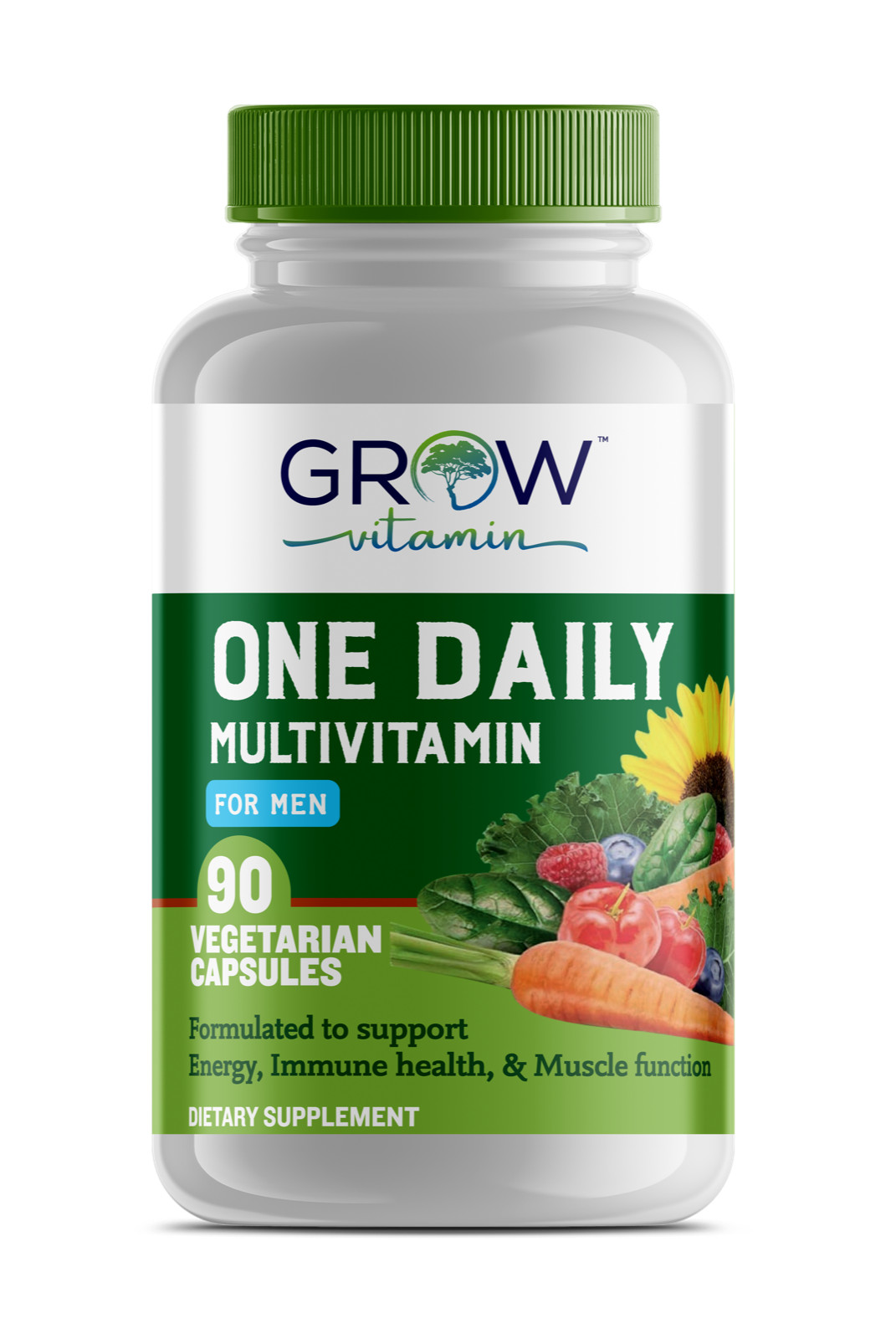 One A Day Men’s Health Formula Organic Multivitamin, Easy to swallow 90 Capsules