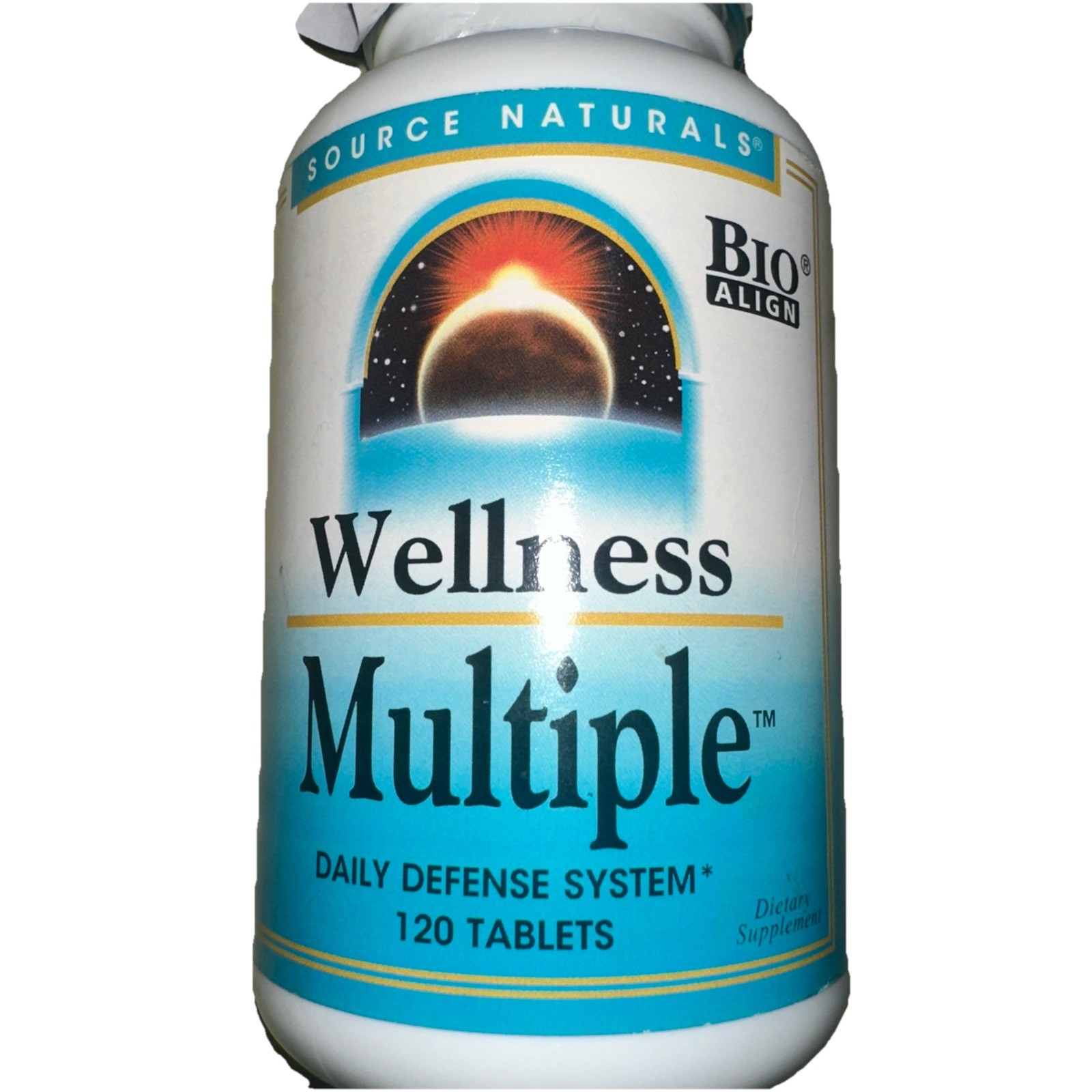 Source Naturals Wellness Multiple Bio-Align Daily Defense, 120 Caps Exp: 07/2026