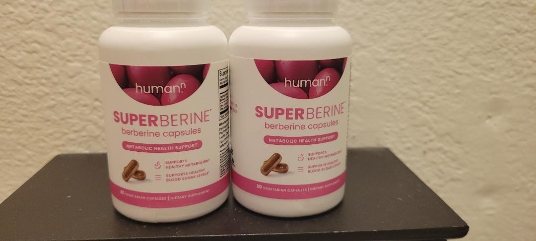 HumanN SuperBerine Berberine 2 bottles 30 Count each total of 60