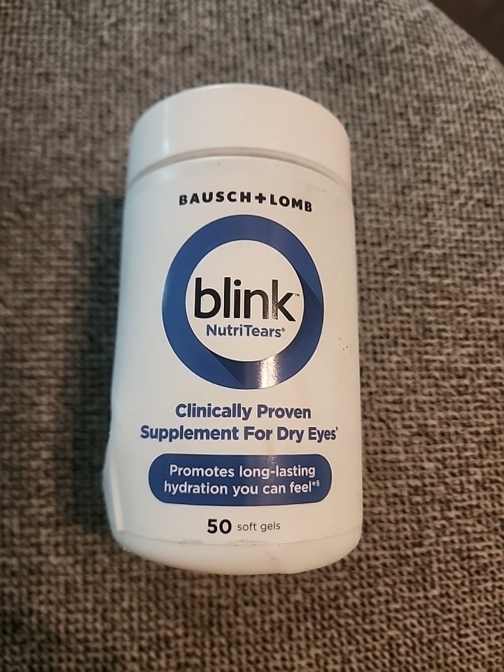 BAUSCH+LOMB Blink NutriTears Supplement for Dry Eyes 50ct 3-27