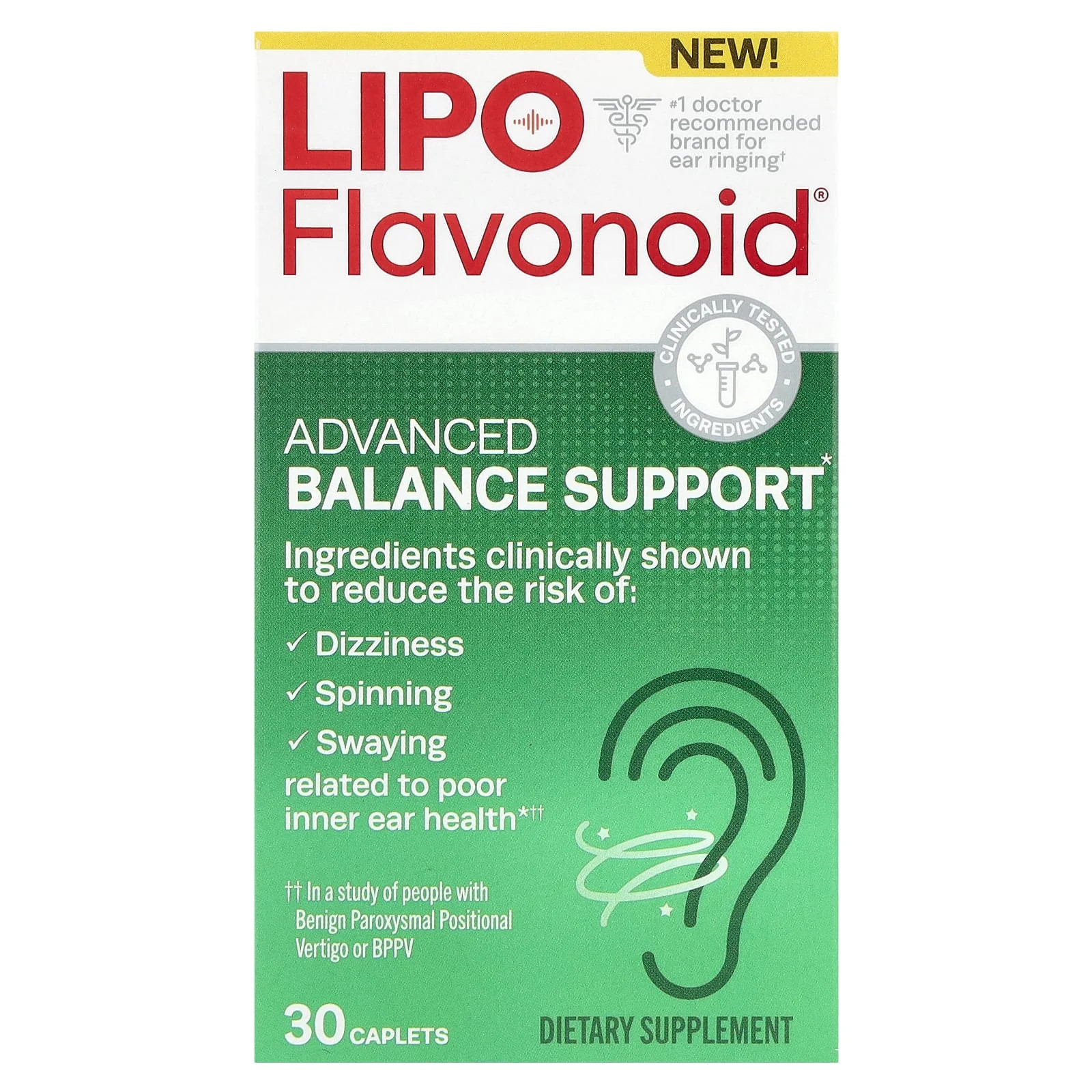 2 X Lipo-Flavonoid, Advanced Balance Support, 30 Caplets