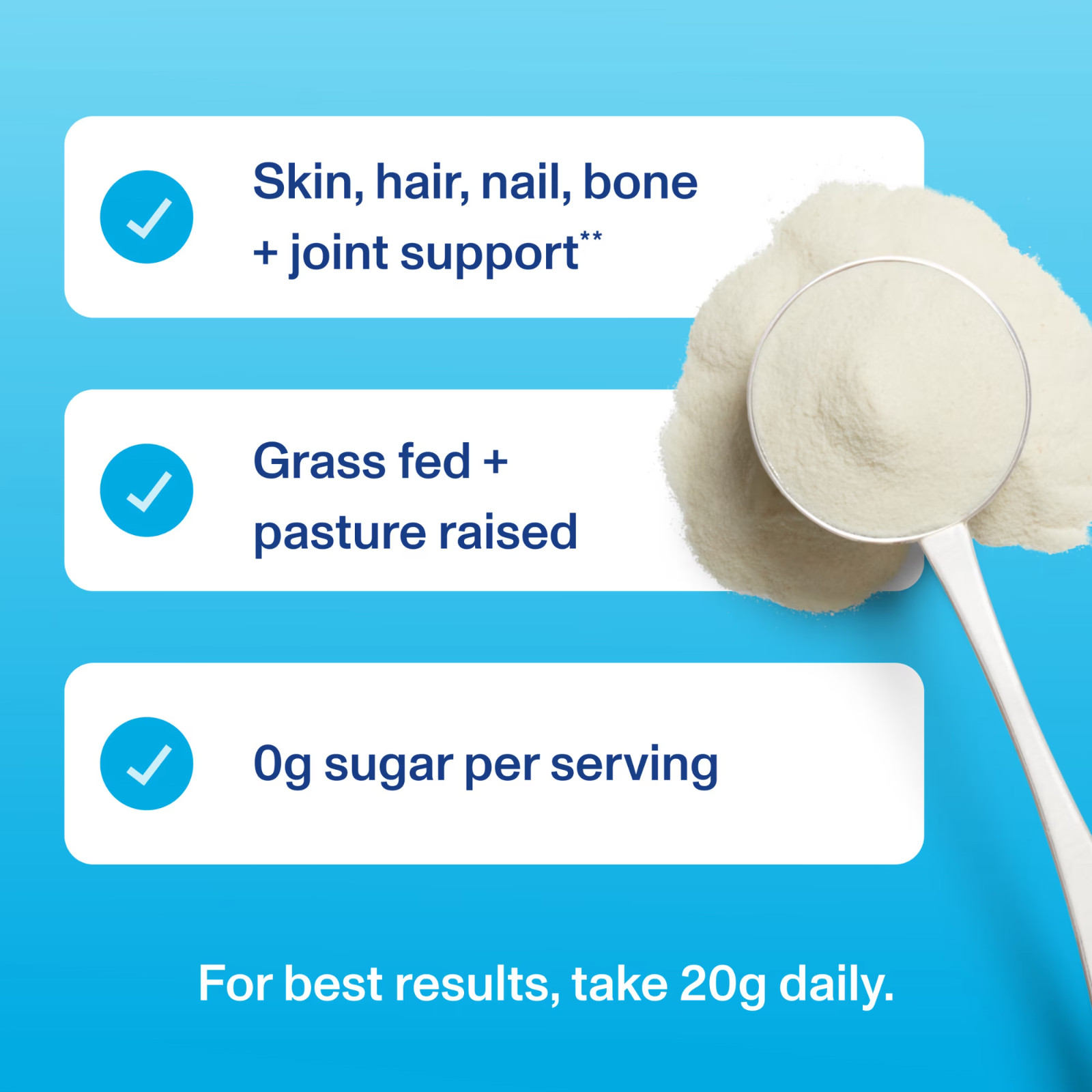 Vital Proteins Collagen Peptides Powder Unflavored 10 oz Hair Skin Nails Support