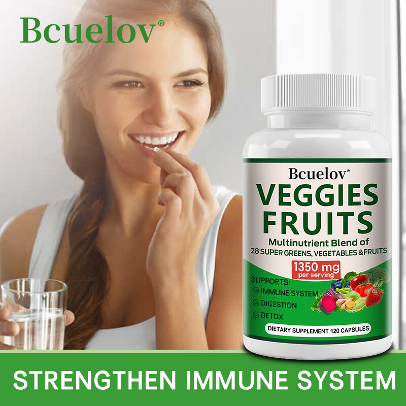120Pcs Fruits and Veggies Supplement Balance of Daily Nature Fruits & Vegetables