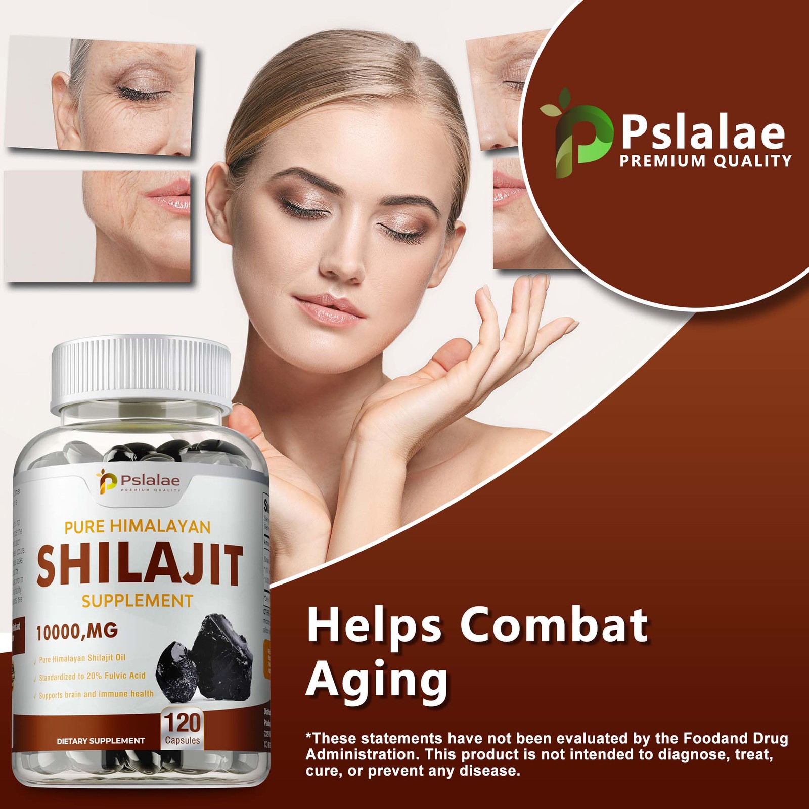Pure Himalayan Shilajit 10000mg – Fulvic Acid – Stamina, Strength, Performance