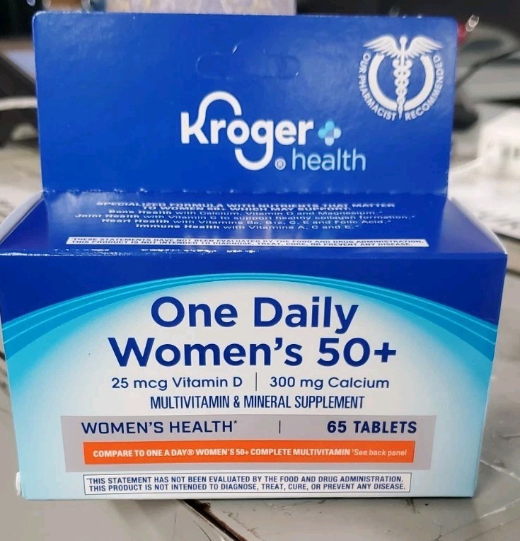 3 Boxes One Daily Women’s 50+ Multivitamin/Multimineral 195 TABLETS- SHIPS FREE