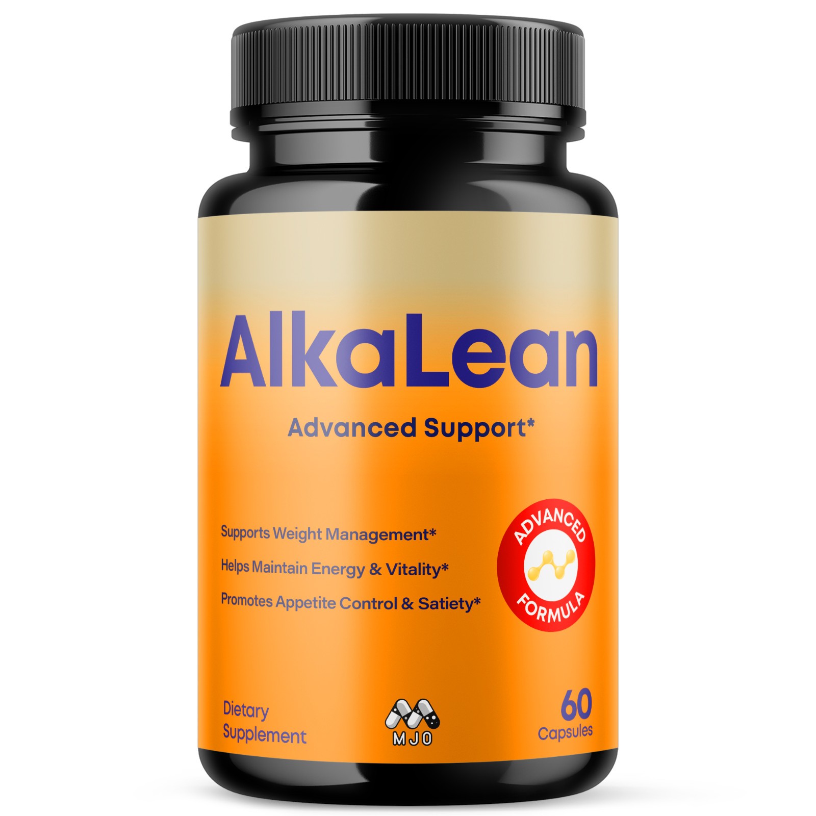 (1 Pack) Alkalean Advanced Weight Management Support Supplement 60 Capsules