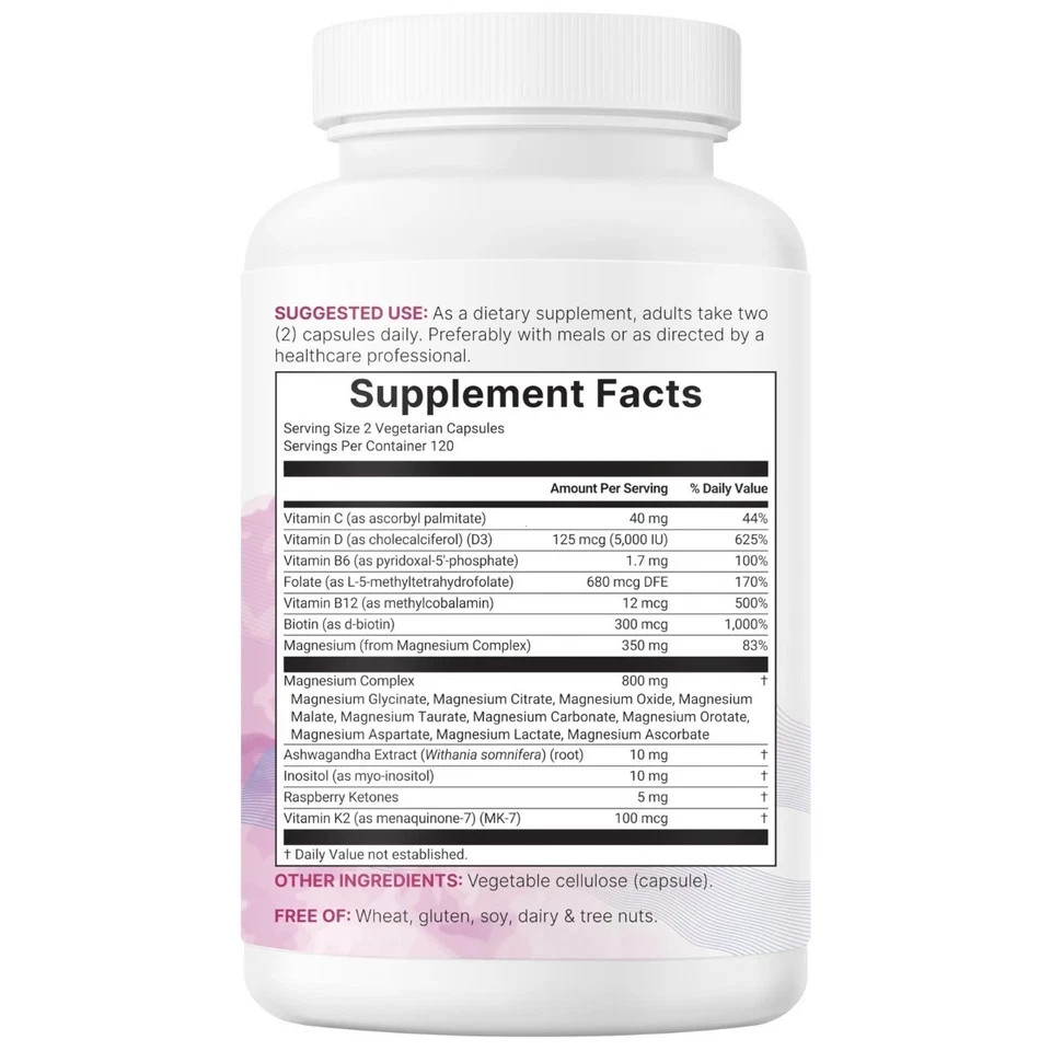 2 packs Micro Ingredients 20-in-1 Magnesium Complex 240 Vegetarian Capsules