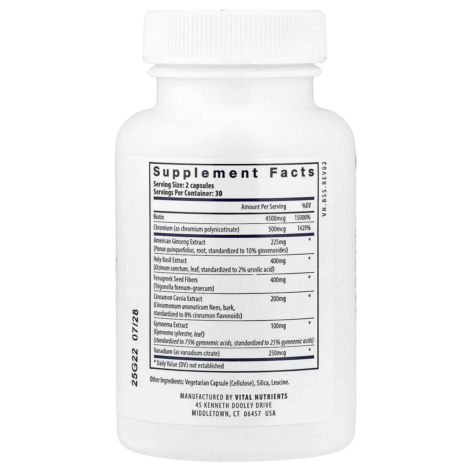 Blood Sugar Support, 60 Vegan Capsules