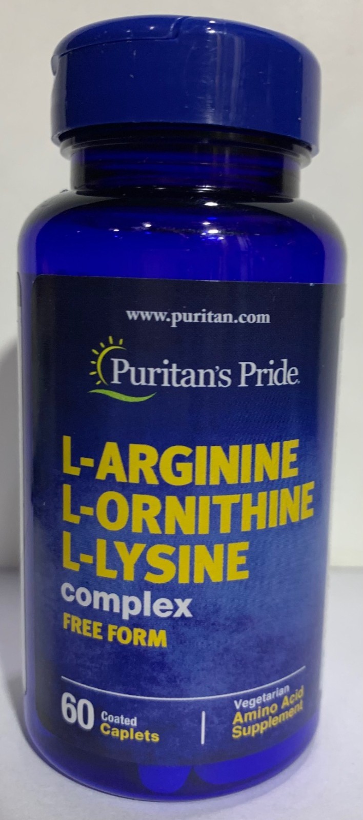 Puritan’s Pride L-Arginine L-Ornithine L-Lysine-60 Caplets