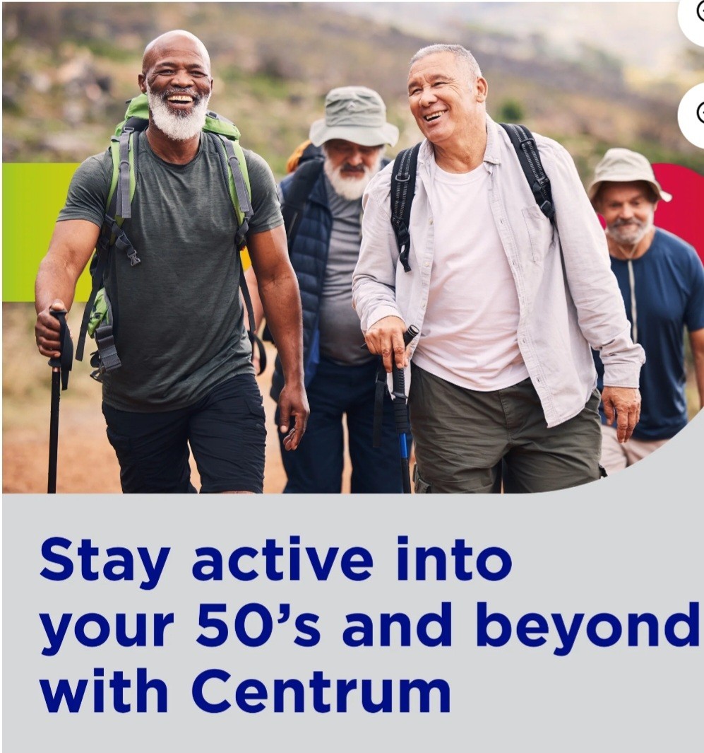 Centrum Silver Men 50+ Complete Multivitamin Multimineral 100 Tablets