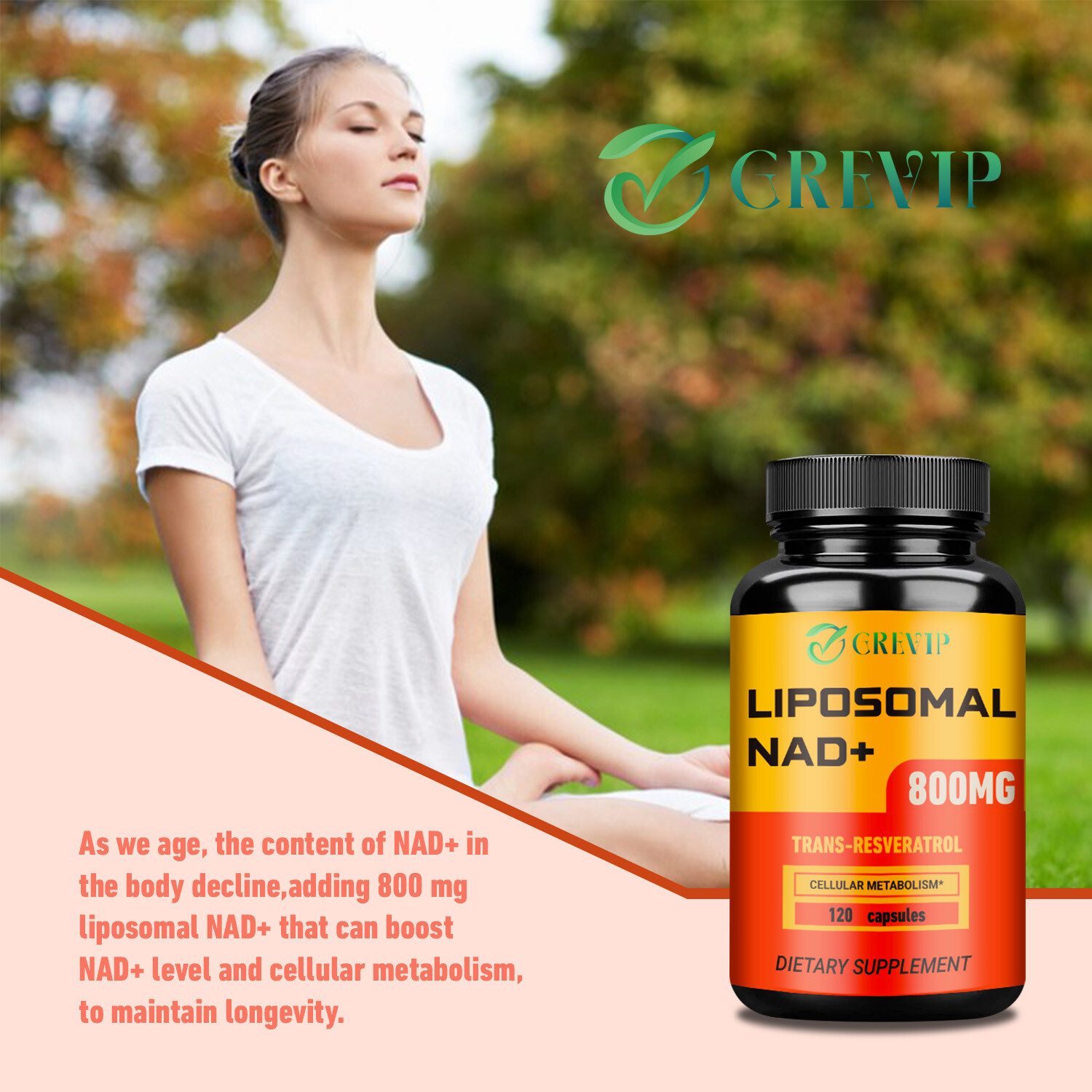 120pcs NAD+ – for Anti-Aging, DNA Repair, Energy Production, Cellular Metabolism