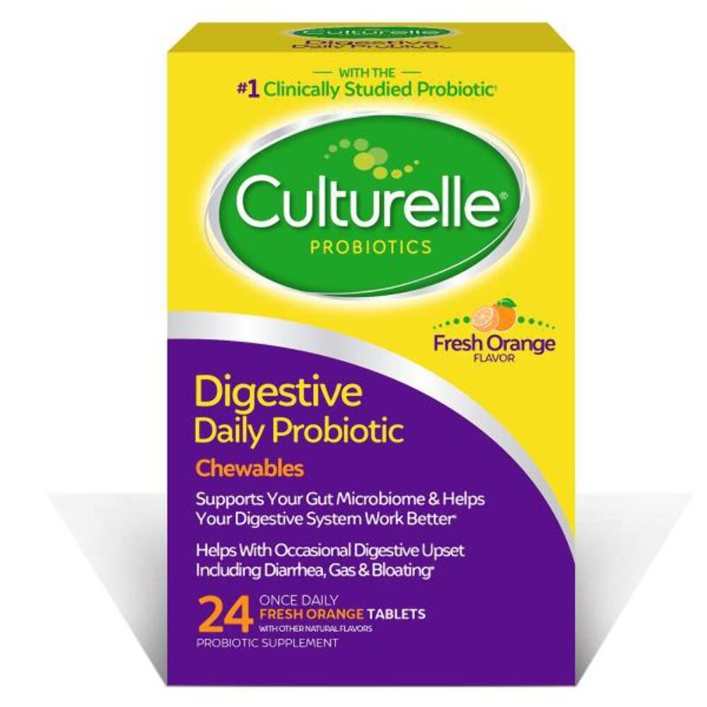 09/2026 Culturelle Digestive Health Daily Probiotic Chewables, Probiotic For Men