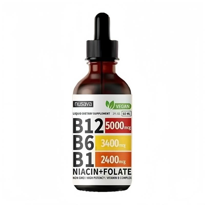 Vitamin B12 Sublingual Vitamin B Complex B 12,Vitamin B12 and B6 Liquid Drops