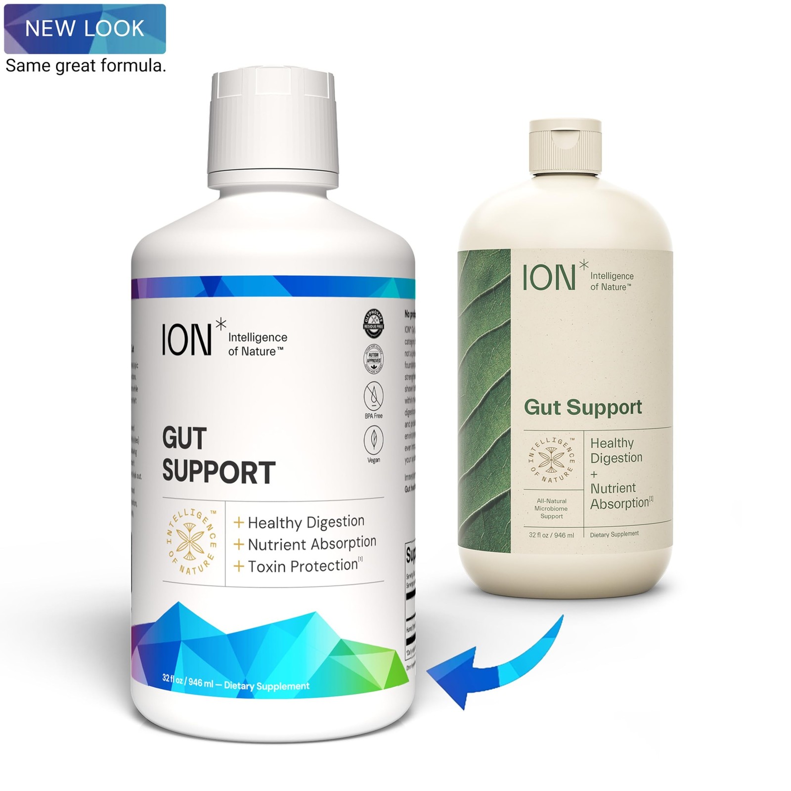 ION* Intelligence of Nature Gut Support Liquid | Promotes Digestive Wellness,…