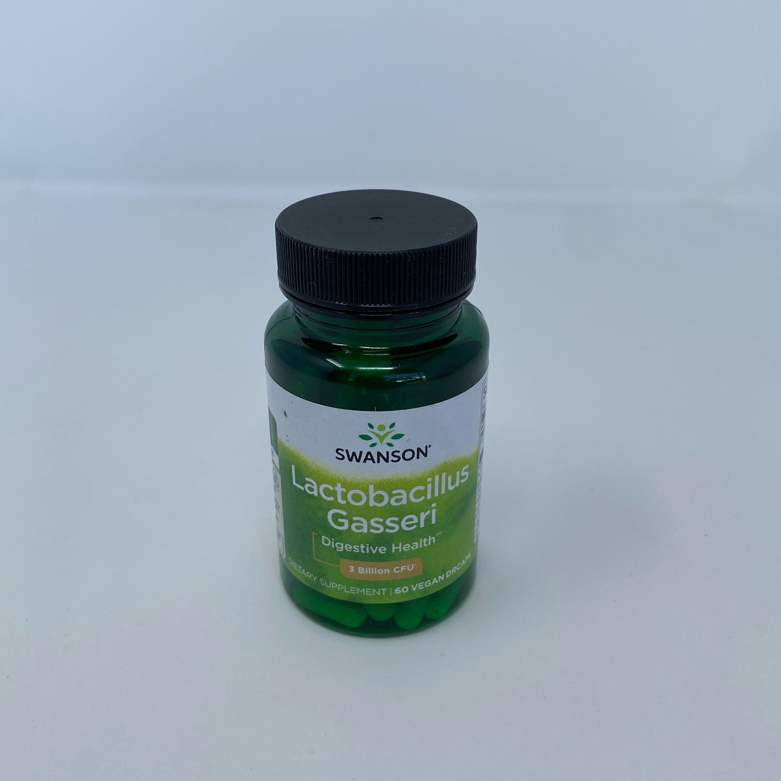 Swanson Lactobacillus Gasseri 3B CFU, 60 Veggie Caps, Green