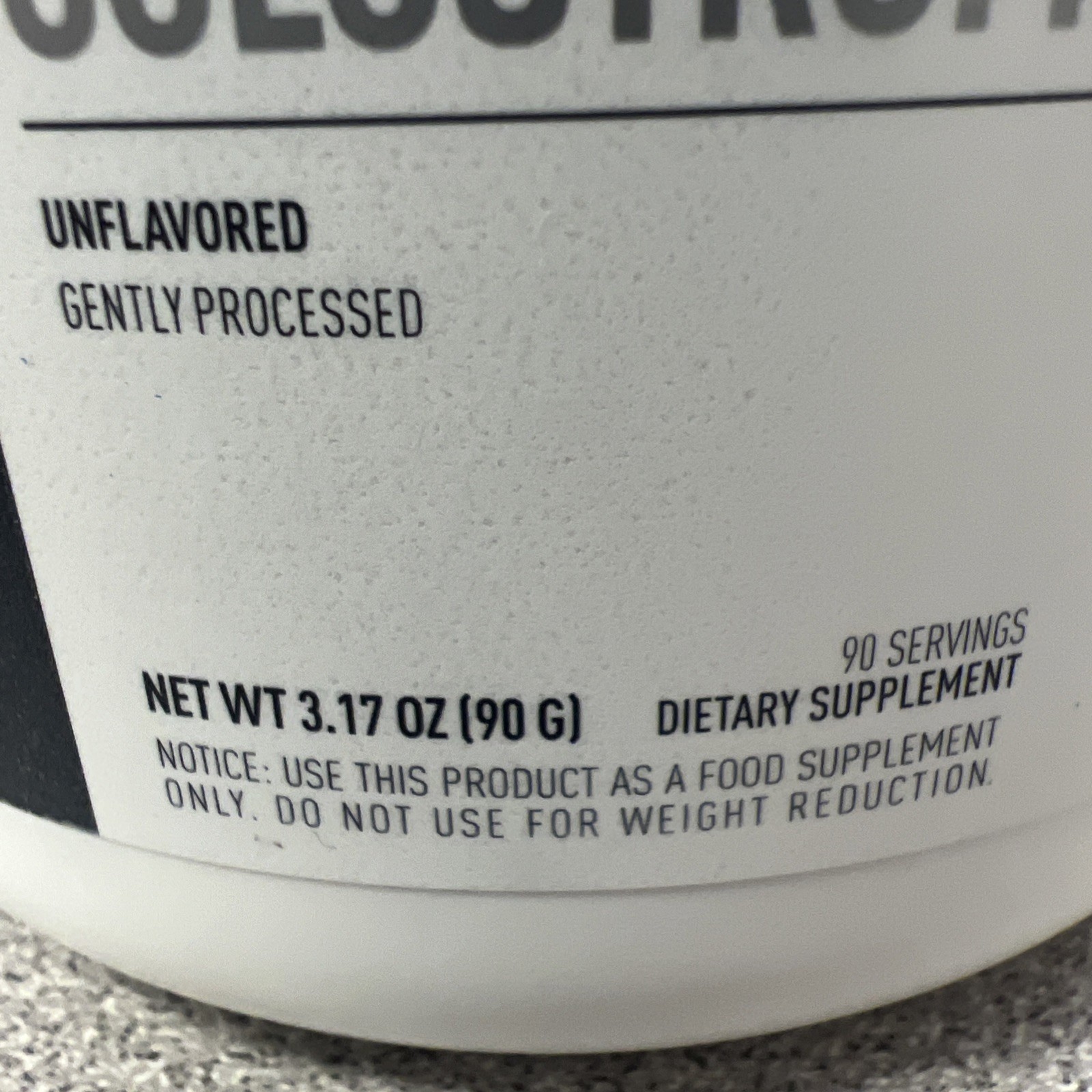 Isopure Bovine Colostrum Powder Unflavored – 3.17oz – EXP 07/2026
