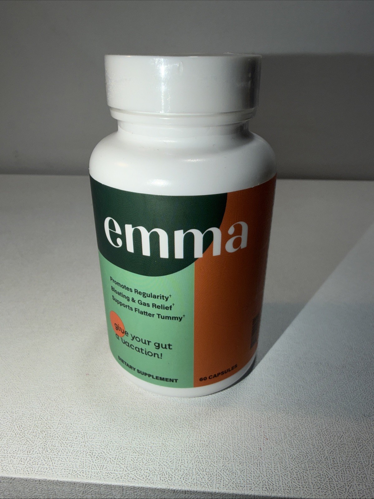 Emma Gut Health Daily Digestive Supplement Bloating & Gas Relief 60 Capsules New