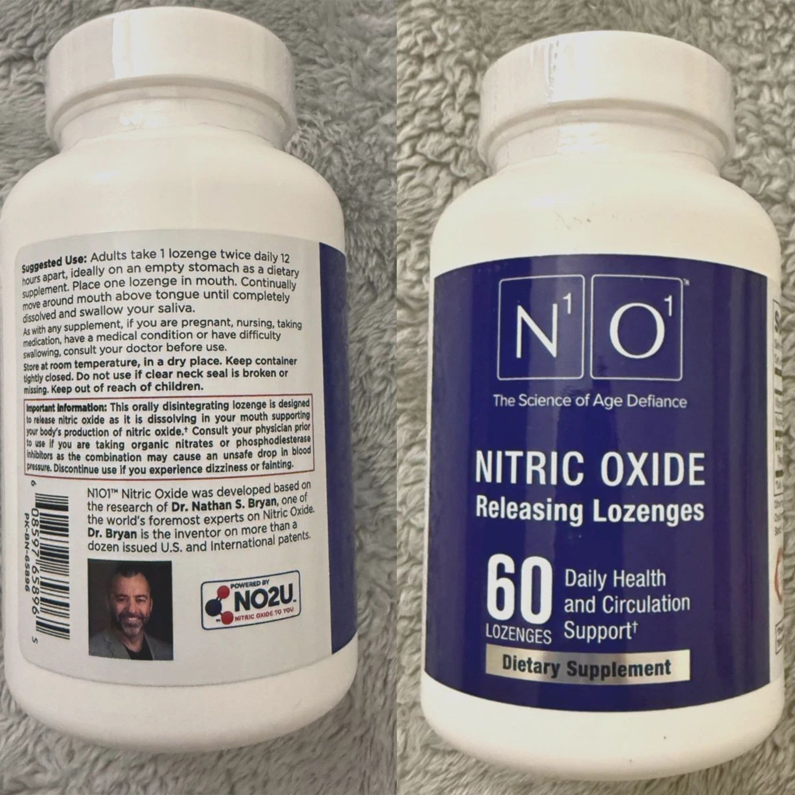 N1O1 Oxide Lozenges 60ct Supplement For Heart Health Circulation Nitric US