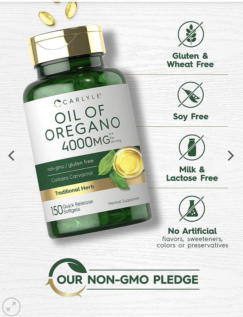 Carlyle Aloe Vera Capsules 20,000mg | 300 Softgel tablets