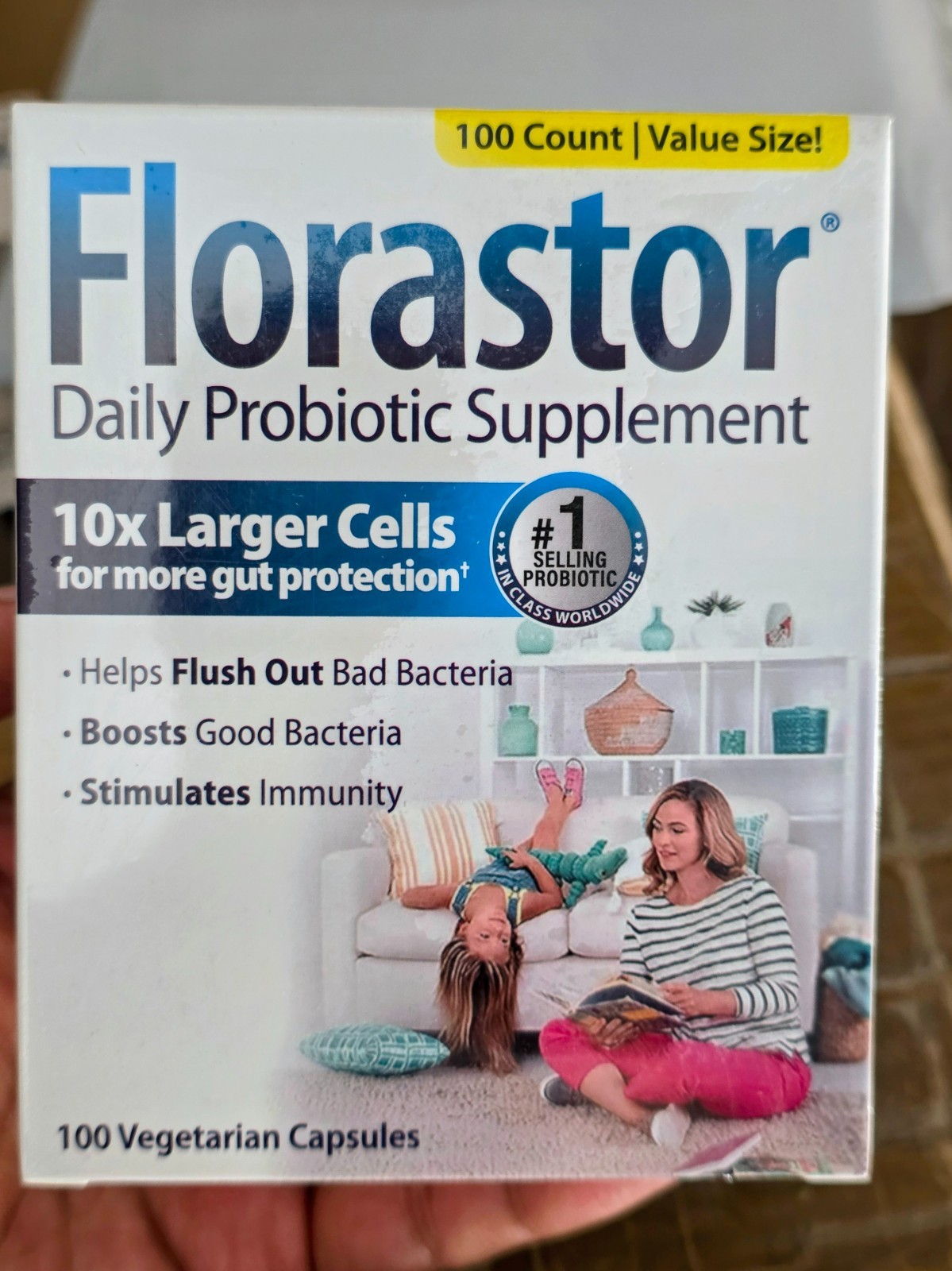 Florastor Daily Probiotic Supplement 100 250Mg Capsules