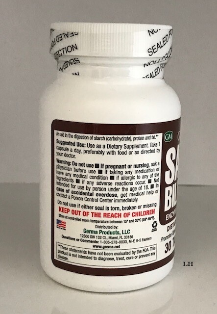 SALES BILIARES ENZYMATIC DIGESTAN 30 TABLETS.