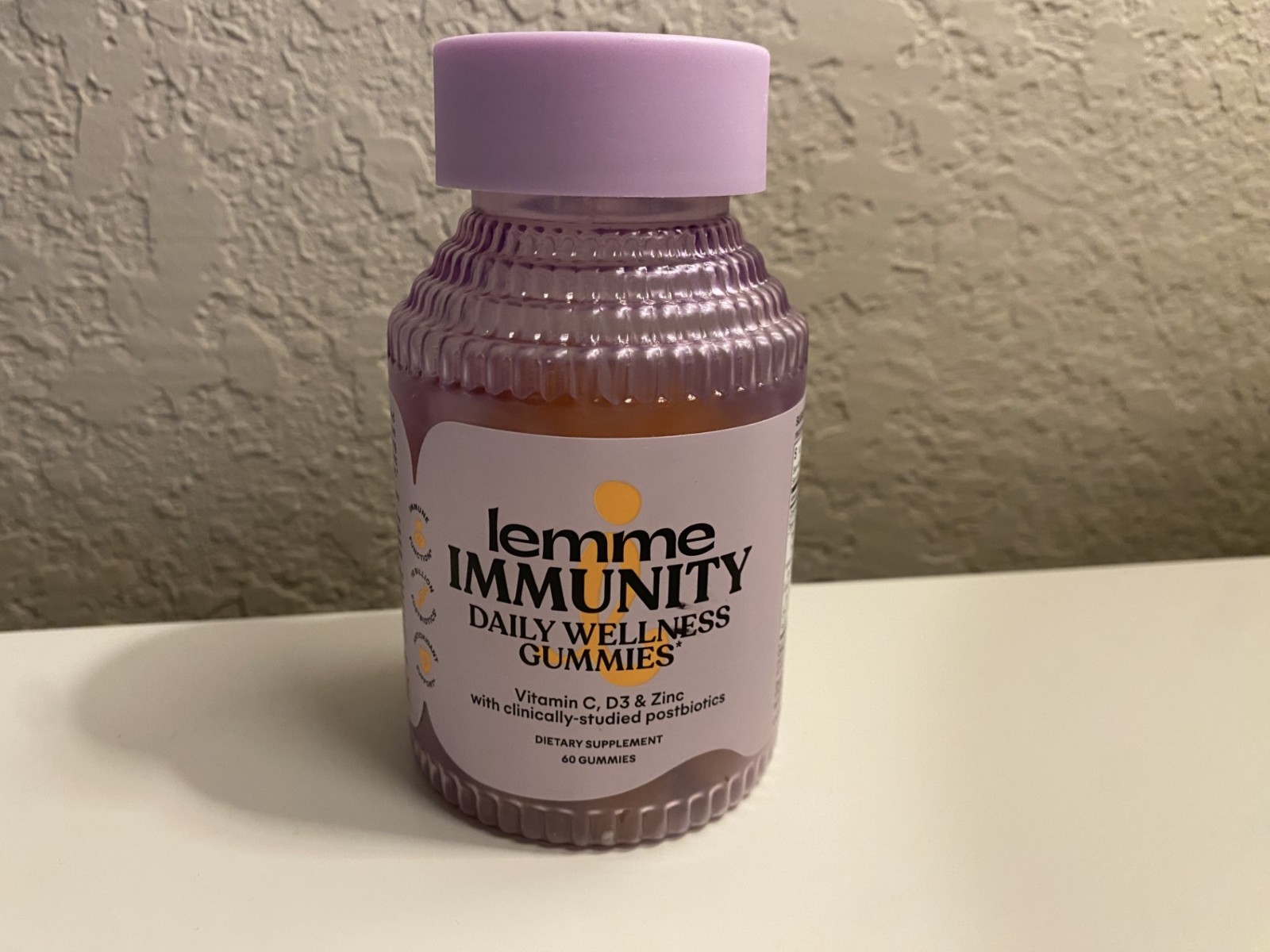 Lemme Immunity Daily Wellness Gummies 60 Total Gummies Expire 7/2027 NEW