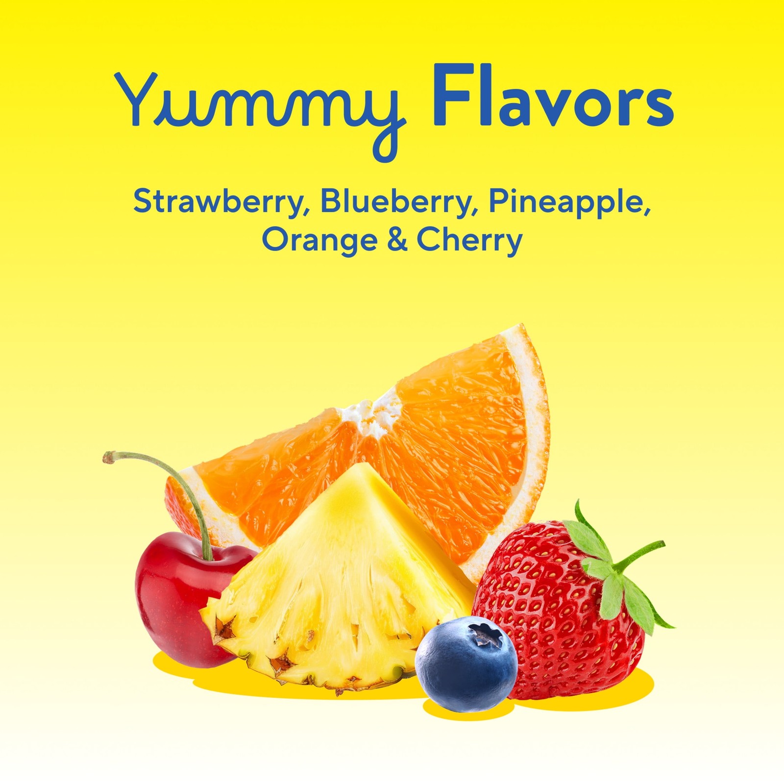 Gummy Multivitamin for Kids Children Toddlers Ages 2+ Years 70 Count Fruit