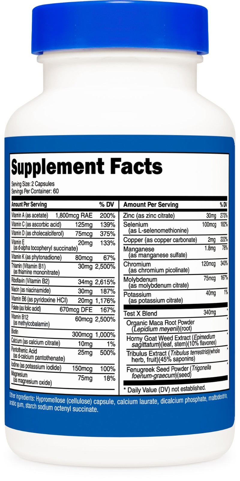 Nutricost Multivitamin for Men 120 Capsules – Vitamins and Minerals