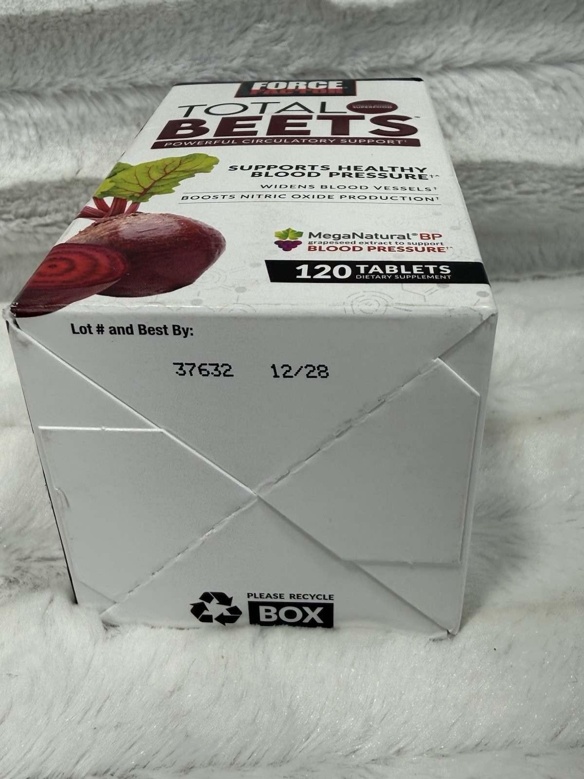 Total Beets Circulation Superfood Beet Root Blood Pressure Support 120ct (12/28)