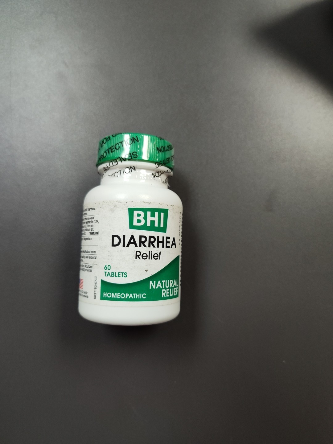 MediNatura BHI Natural Diarrhea Relief 60 Tablets Exp 06/26 See Description