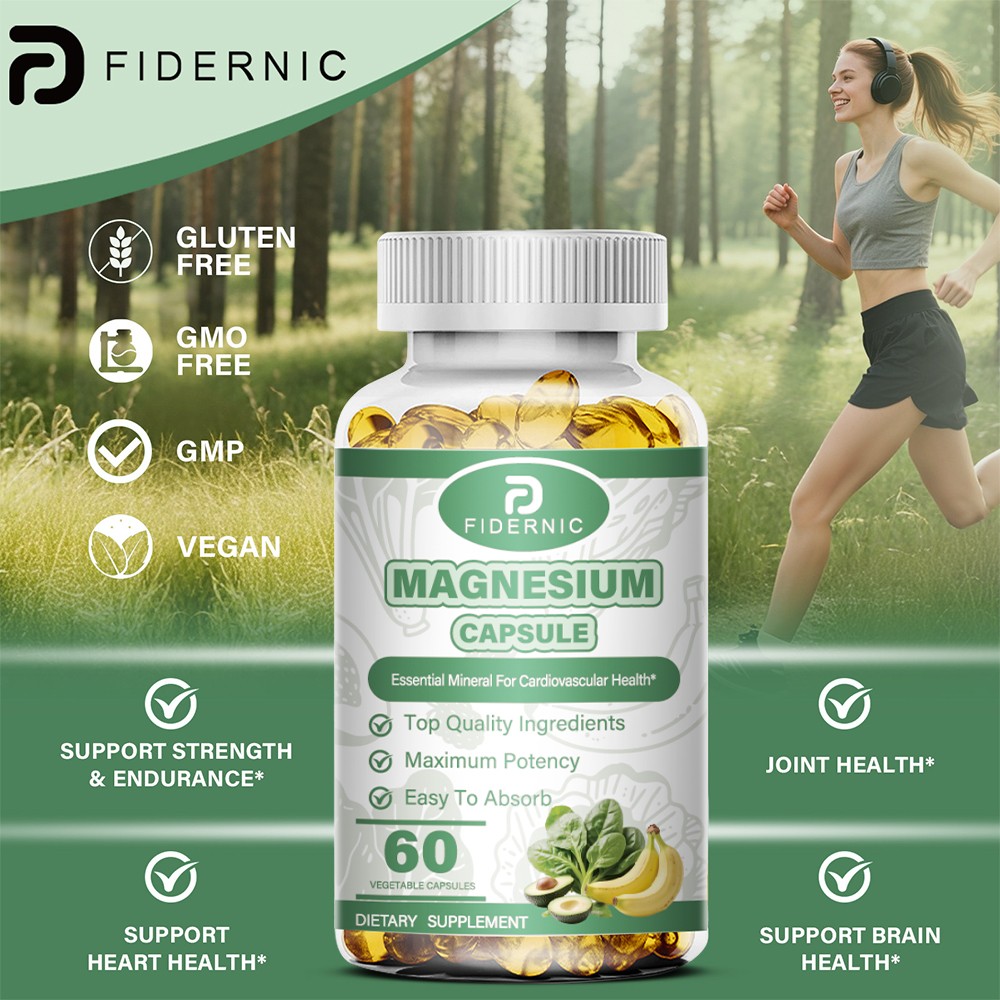 Magnesium capsules Easy To Absorb,Improved Sleep,Cardiovascular Health