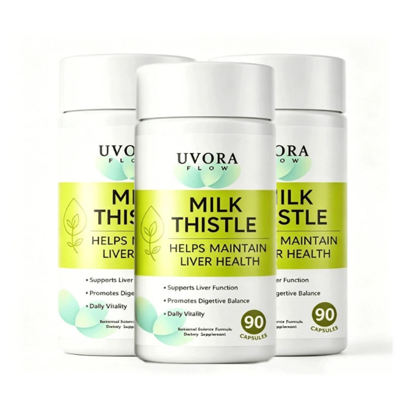 Uvora Milk Thistle Detox, Premium Herbal Supplement With Milk Thistle Extrac…