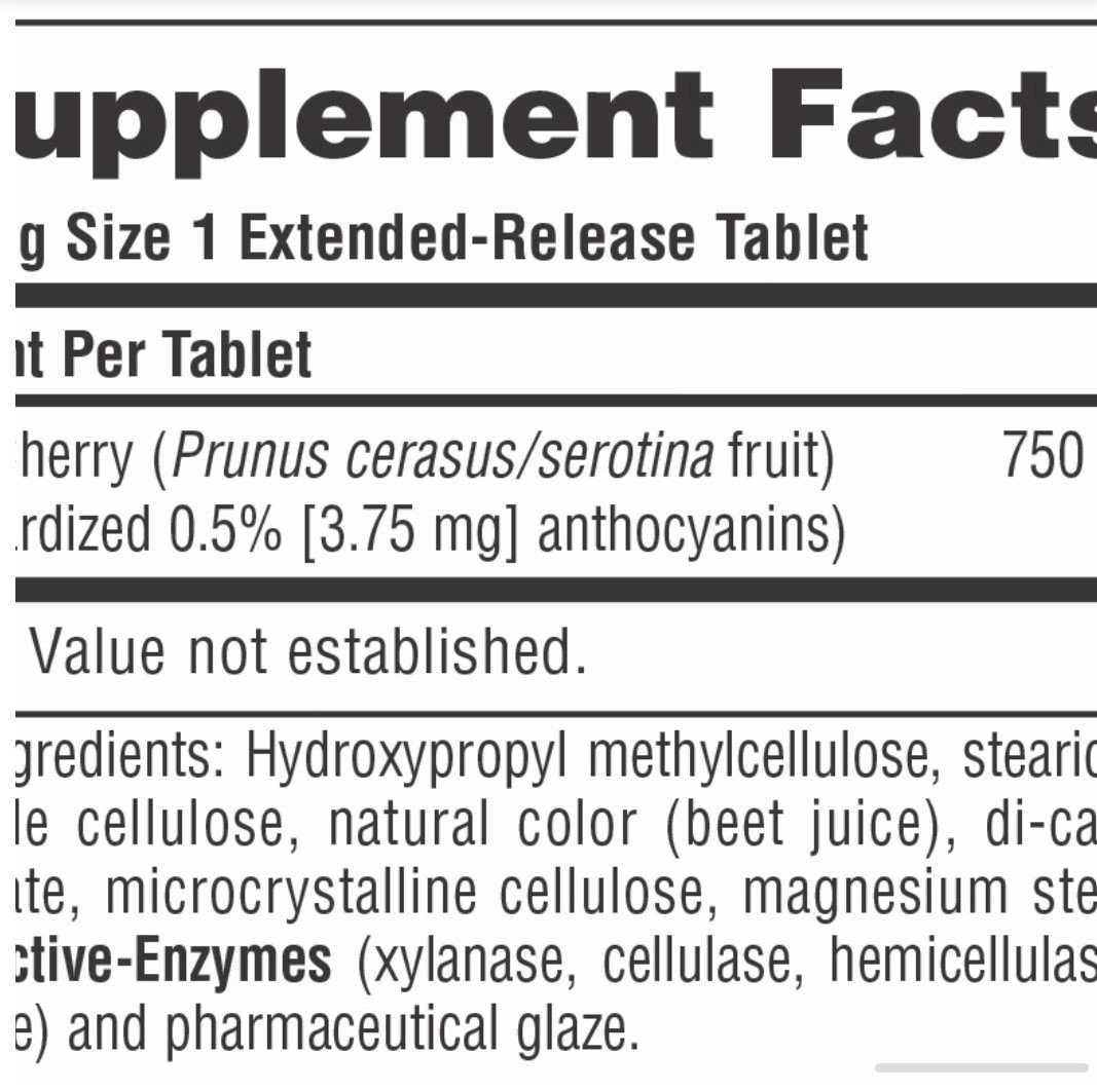Nature’s Plus Herbal Actives Black Cherry 🍒 Extended Release 2-Pack NEW/SEALED
