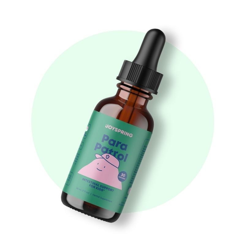 Kids Herbal Liquid Gut Support Raspberry Flavor Daily Wellness Supplement