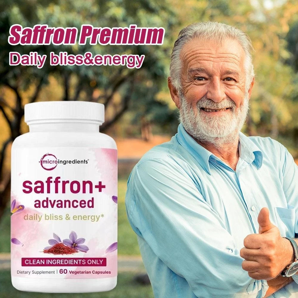 Micro Ingredients Saffron+ innovative Supplements 60 Veggie Capsules 10-in-1 NEW