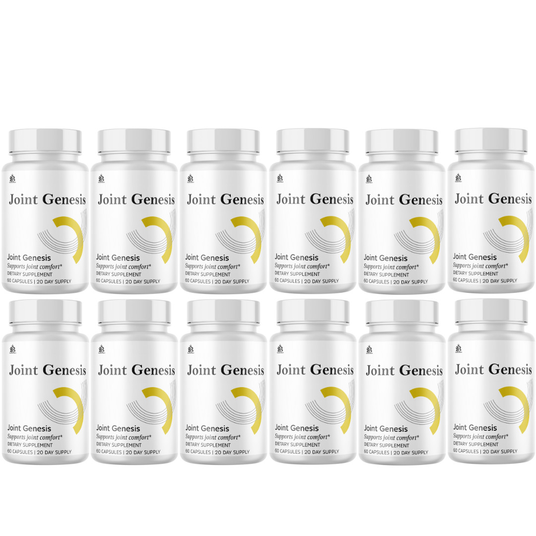 Joint Genesis – Joint Function Comfort Supplement, Joint Health- 12 Bottles