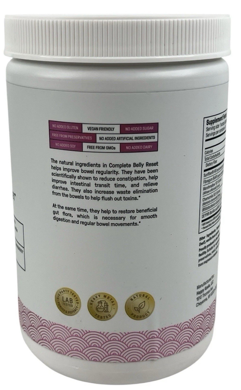 HAPPY MAMMOTH Complete Belly Reset Vanilla Bean Exp 10/2026, 240 Grams, NEW