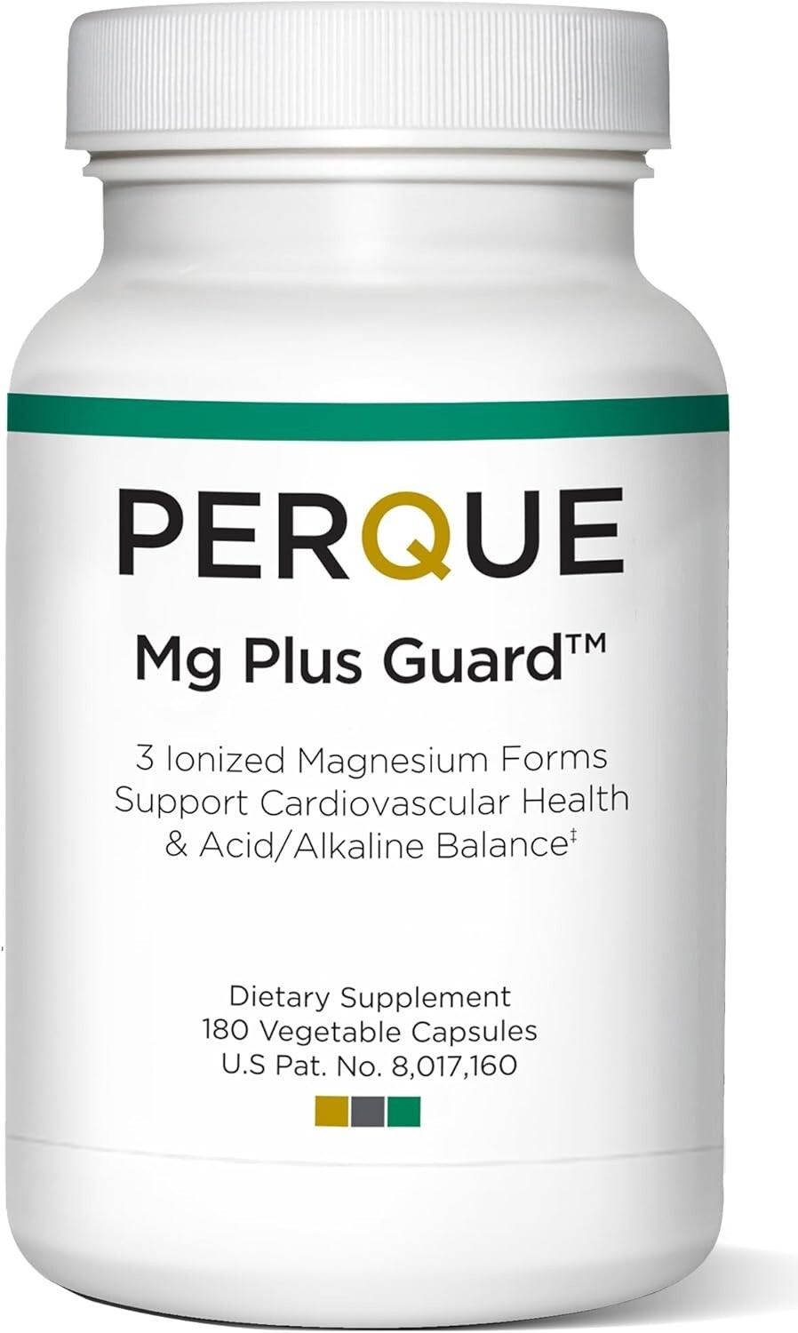 Perque Mg Plus Guard 180 Vegetable Capsules (Exp Date: 03/2027)