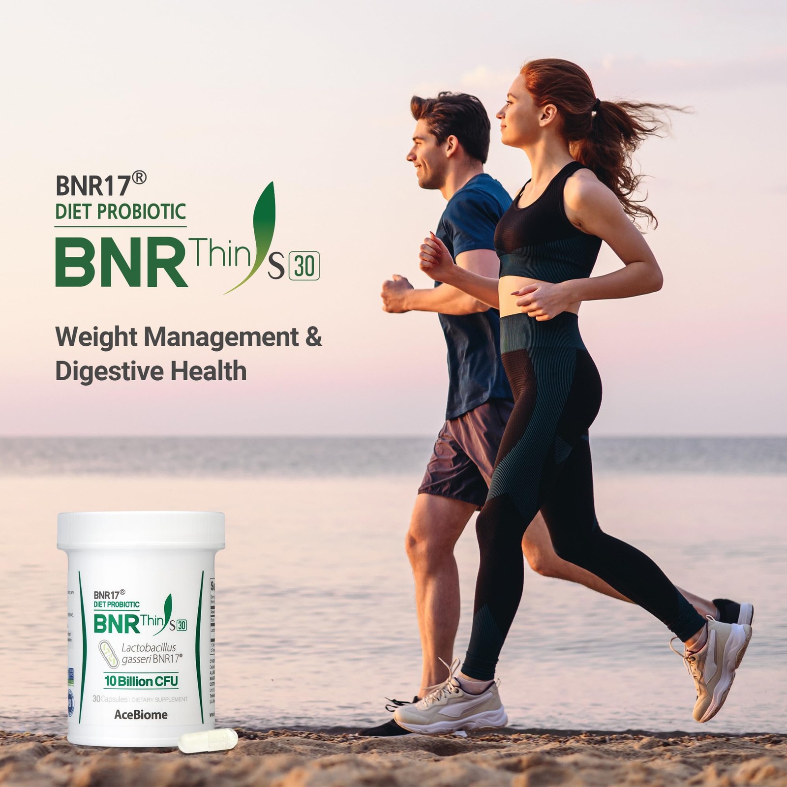Lactobacillus Gasseri BNR17, 10 Billion CFU, 30 Capsules, Probiotic Supplement