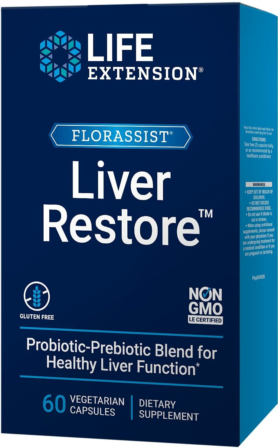 Life Extension FLORASSIST Liver Restore Probiotics & Prebiotics Liver Health 2pk
