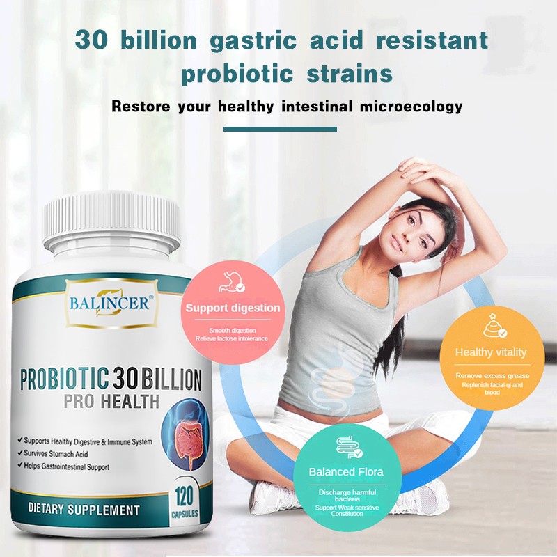 30 Billion Probiotics To Support Healthy Digestion In The Gastrointestinal Tract