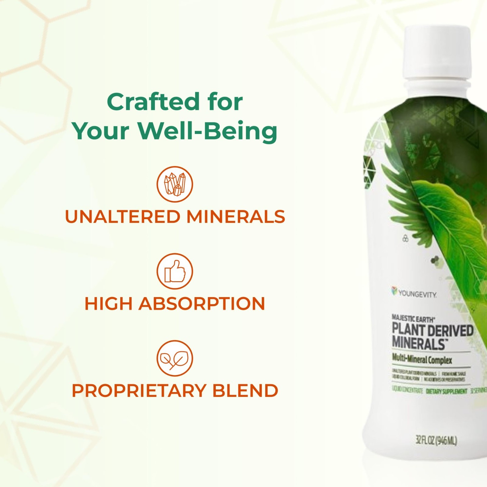 Plant Derived Minerals Multi-Mineral Complex | Liquid Colloidal | 32 Servings
