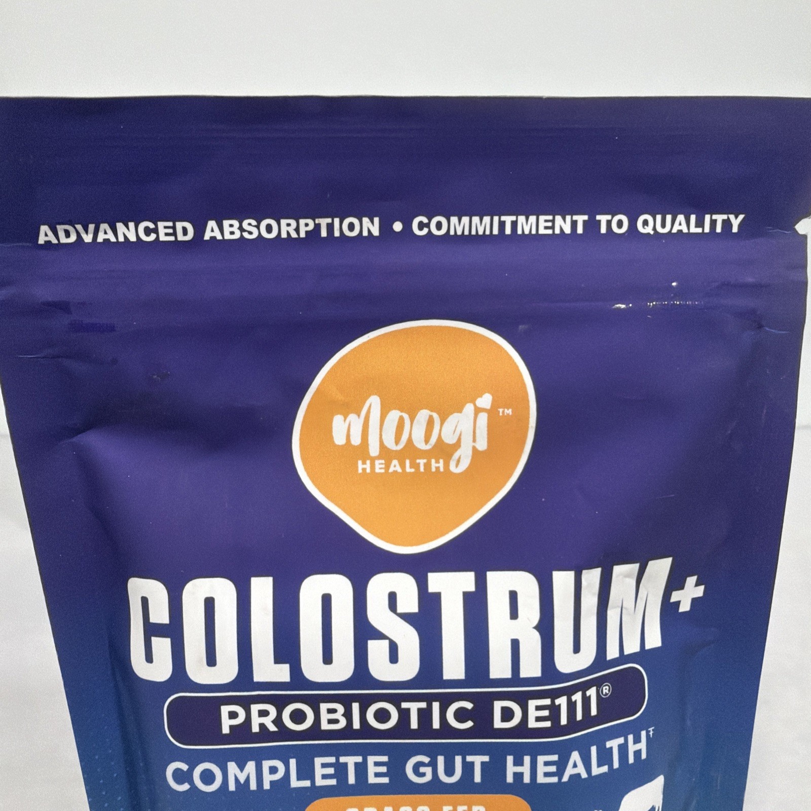 2 pack Moogi Health Colostrum + Probiotic DE111 Complete Gut Health, exp 1/27