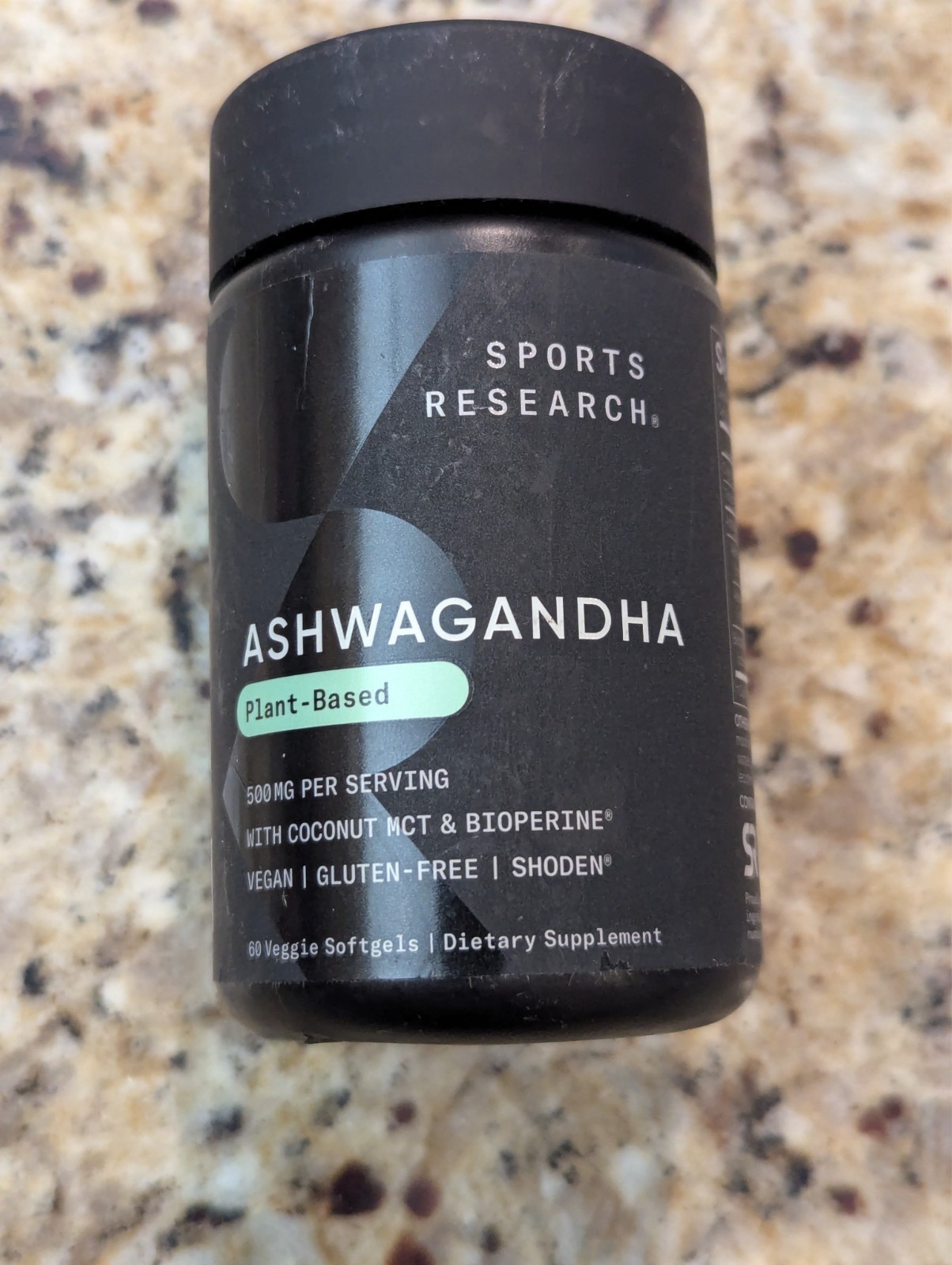 Sports Research Ashwagandha Plant Based 60 softgels exp: 08/2026