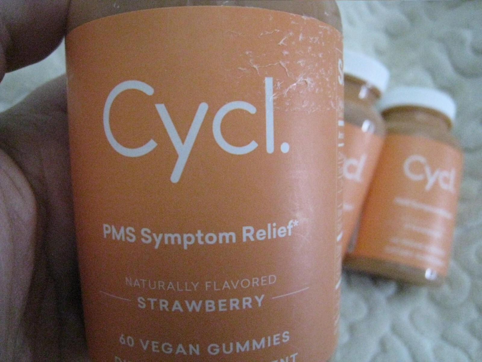 3x CYCL. Cycl PMS Symptom Relief 60 Vegan Gummies EXP 07/2025 Strawberry $60
